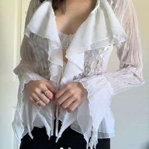 Unique Bell Sleeve Fairy Top!